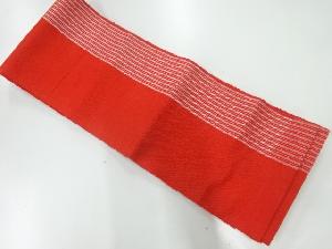 縞模様織出し半幅帯